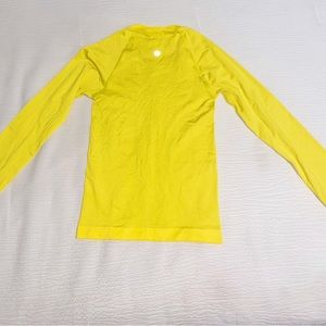 Lululemon Long Sleeve Swiftly Race Length Yellow